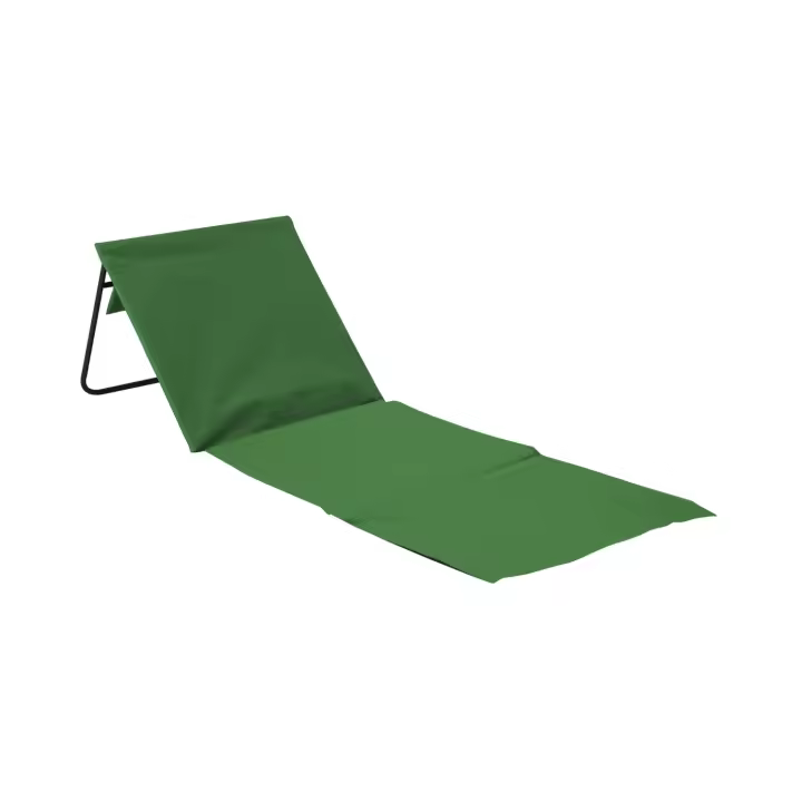 THINIA HOME - Esterilla Plegable de Playa Acolchada con Respaldo, Acero y Tela Oxford, Impermeable, Secado Rápido, Diseño Portátil, Bolsillo Trasero, Asa de Transporte, Varios Colores - 1