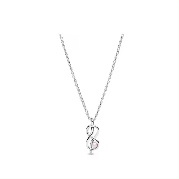 PANDORA Collar Moments 393762C01-50 infinito，Viene con un embalaje de caja de regalo completo. - 1