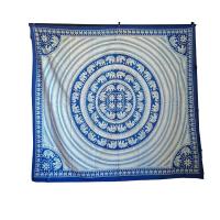 Pareo / Manta / Tapiz multiuso de 220 x 240 cm estilo mandala étnico indio pareo para picnic, playa y decoración de hogar - details 8
