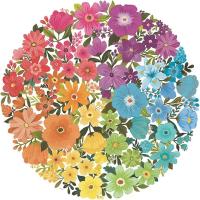 Ravensburger - Puzle Circular - Circle of Colors Flores. 500 piezas - details 1