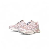 HLuna Zapatillas de mujer estilo running con rayas zig-zag en color beige café y rosa  jf3227 malla transpirable - details 8
