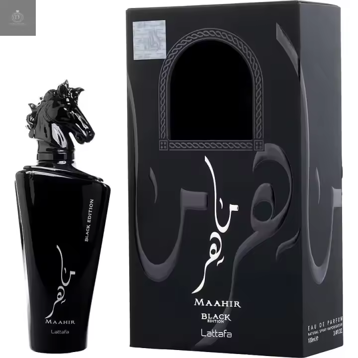 Maahir Black Edittion Lattafa - 100ml - Eau de Parfum - Made in Dubai Lattafa Perfume hombre   MADE IN DUBAI - 1
