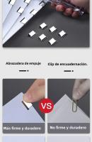 Nueva Estapadora Con Clip De Presión Y Distribuidor De Cinta Para Desmontaje De La Pinza De La Estapadora Suministros De Oficina Set De Escritorio Estapadora Mini Material De Goma - details 7