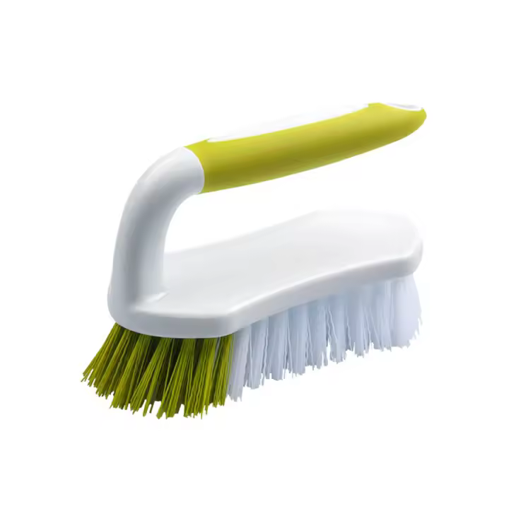 Cepillo De Limpieza Con Cepillos Rígidos Y Flexibles Frosted Mango Cómodo Duradero Para Baño Ducha Lavabo Alfombras Pisos - 1