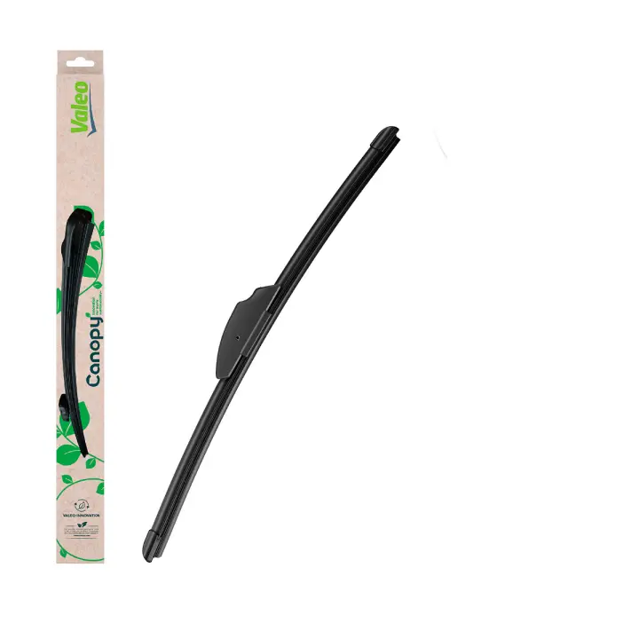 Valeo Canopy - CAN04 - Escobilla Limpiaparabrisas Plana Hecha Con Materiales Naturales Y Reciclados De Longitud: 400mm (Paquete x1) - Limpiaparabrisas Frontal - 1