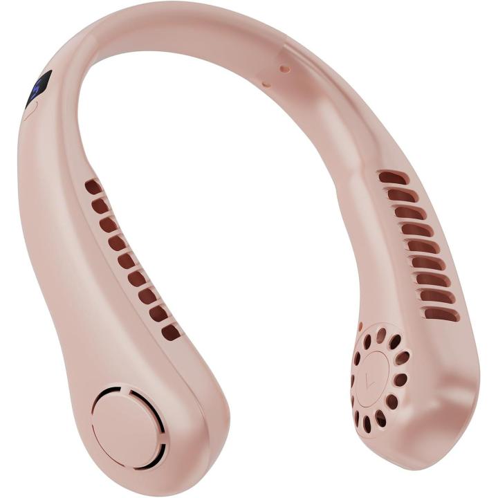 Ventilador de cuello portátil, ventilador personal de enfriamiento de 360° con 5 velocidades, ventilador de cuello… — oferta en Miravia