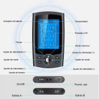 Estimulador Muscular Tens Con 36 Modos De Masaje Eléctrico EMS Acupuntura Terapia Digital Para Adelgazamiento Máquina De Electroestimulación Corporal - details 1