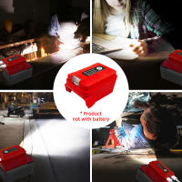 Lámpara Portátil De Trabajo Torcha Con Luz LED Y Puerto USB Doble Para Batería Milwaukee 18V También Funciona Como Power Bank Adaptador Convertidor - details 5