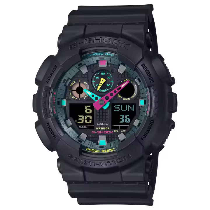 Casio GA-100MF-1AER G-Shock - Negro - Resistente a Golpes - 1