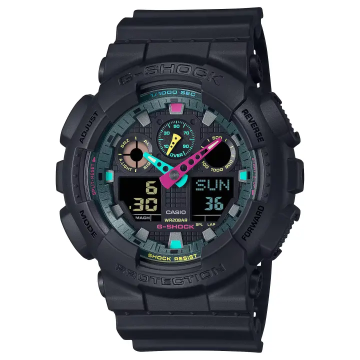 Casio GA-100MF-1AER G-Shock - Negro - Resistente a Golpes - 1