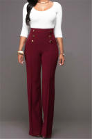 Nuevos Pantalones Anchos De Verano Estilo Delgado Micro Bell Bottoms Para Mujer Corte Slim Casual De Pierna Larga - details 1