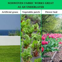 1pc Seda De Paisaje Negra De Gran Capacidad Barreira Antigrasie Permeable Al Agua Para Jardín De Villa Y Courtyard - details 3