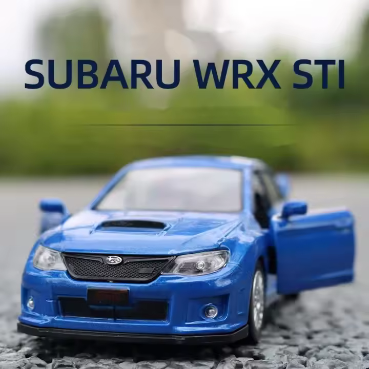 Modelo De Coche De Carreras Subarus Impreza WRX STI 1:36 En Aleación De Metal Con Retroceso Para Colección Juguete Educativo Para Niños - 1