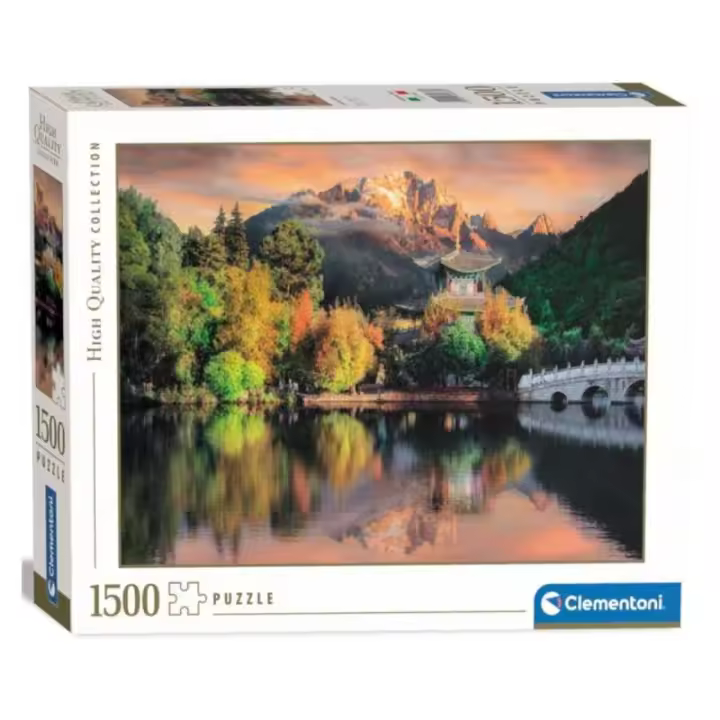 Puzzle 1500 piezas Vista de Lijiang  China - Clementoni - 1