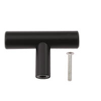 Manijas De Acero Inoxidable T-Forma Para Muebles 2 Piezas Puertas Armarios Cremalleras Silvery Modernas Para Gabinetes Y Cajones - details 1