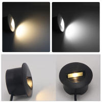 Lámpara De Pared LED 3W Impermeable Para Iluminación Nocturna Al Aire Libre En Exterior Ideal Para Escaleras Balcones Jardines Y Porches Con Caja Inferior Incluida Instalación Recessed - details 4