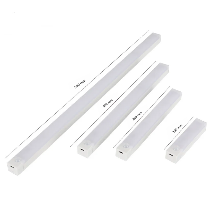 Lámpara LED De Sensor De Movimiento PIR Luz Nocturna Recargable Para Gabinete De Armario Escaleras Barra Aisles Tubo Habitación Detector Bola