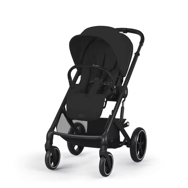 Carrito bebé dos piezas Cybex Balios S Lux Moon Black silla y capazo - 1