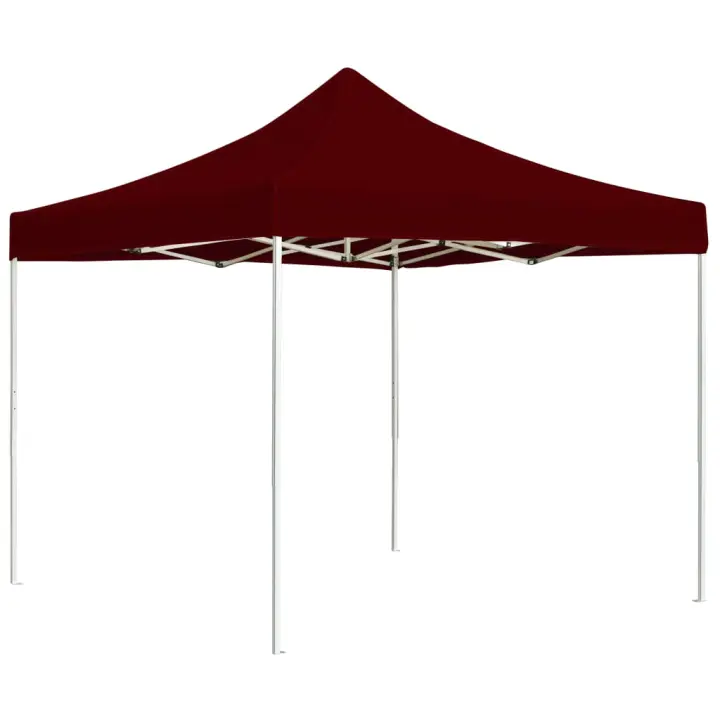 vidaXL Carpa Plegable Profesional Aluminio Tinto 3x3 m Cenador Patio Casa Color Rojo vino tinto,  Antracita,  Azul y mas - 1