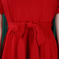 Conjunto De Pantalones Y Blusa Elegante Para Mujer Traje De Oficina Con Cinturón Alto Ajustado Ropa Trasera Larga Estilo Recto - details 7