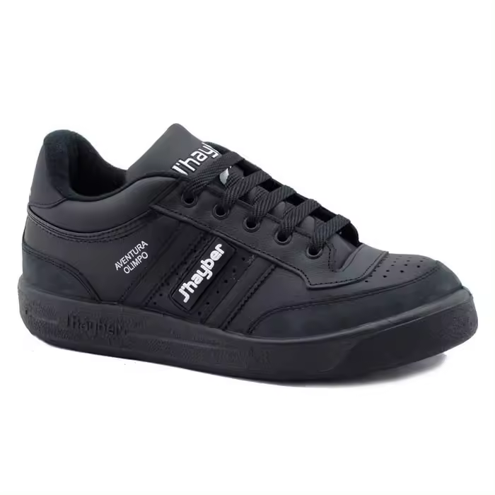 Zapatillas J'hayber Negras New Olimpo de piel - 1