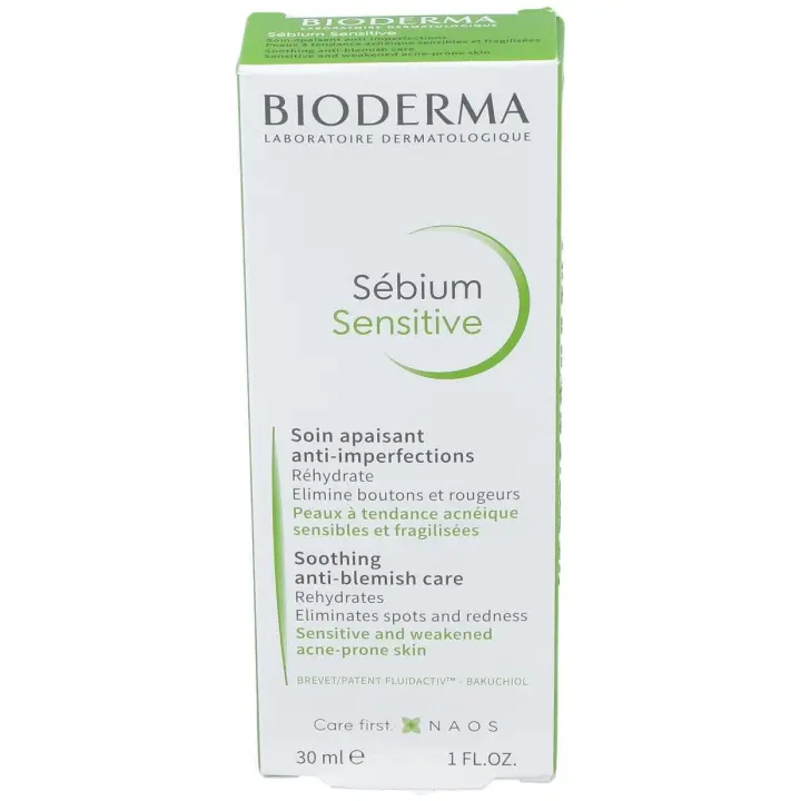 Sebium Sensitive Calma Rehidrata Lesiones Acne 30M - 1