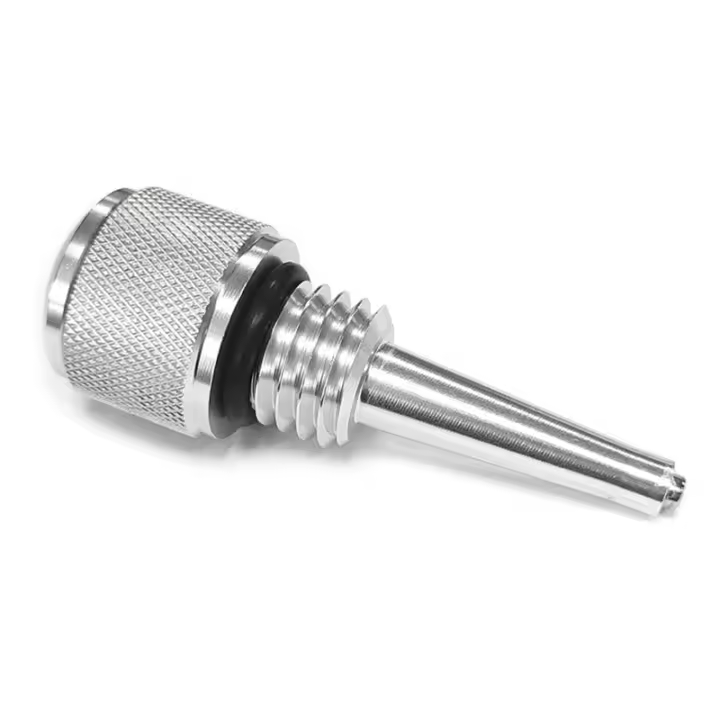 Dipstick Magnético De Aceite Para Generadores Inversores Aluminio M18*2.5 Plata/Black Compatible Con WEN 56125i 56200i Yamaha EF2000iS EF1000iS - 1