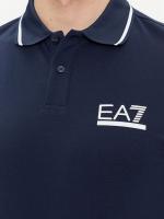 Polo Emporio Armani EA7 3DPF19 PJ04Z 1554 navy blue - details 2