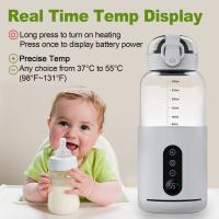 Calentador de agua con leche para bebé, capacidad de 300ml, Control preciso de temperatura, batería integrada, inalámbrico, instantáneo - details 1