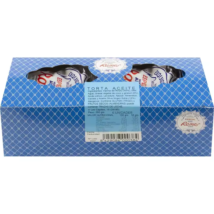 Ramos- Tortas de aceite estuche 350 g - 6 Unidades - 1