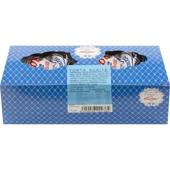 Ramos- Tortas de aceite estuche 350 g - 6 Unidades - 1