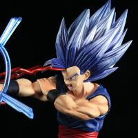 Figura De Acción Dragon Ball Z 24cm Son Gohan Super Saiyan Batalla Ingrediente Anime PVC Modelo De Lucha Contra Cell DBZ Gohan Despertar Juguete Para Coleccionistas - details 4