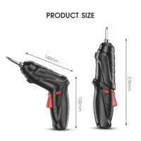 ORION91 Atornillador reversible Batería de LITIO inalámbrico 3,6 V Uso Doméstico Color Negro 🖤 - SpazioLuzio - details 0