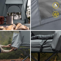 SoBuy Tienda de campaña para Dos Personas Tiendas iglú Tienda de Dormir Gris 193 x 145 x 188 cm OGS32-L-HG ES - details 3