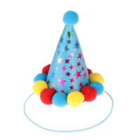 Conjunto De 2 Piezas De Accesorios Para Mascotas: Sombrero Y Pañuelo Triangular Con Diseño De Lentejuelas Para Gatos Y Perros Color Azul Rosa Tamaño Ajustable Para Celebraciones De Cumpleaños - details 6