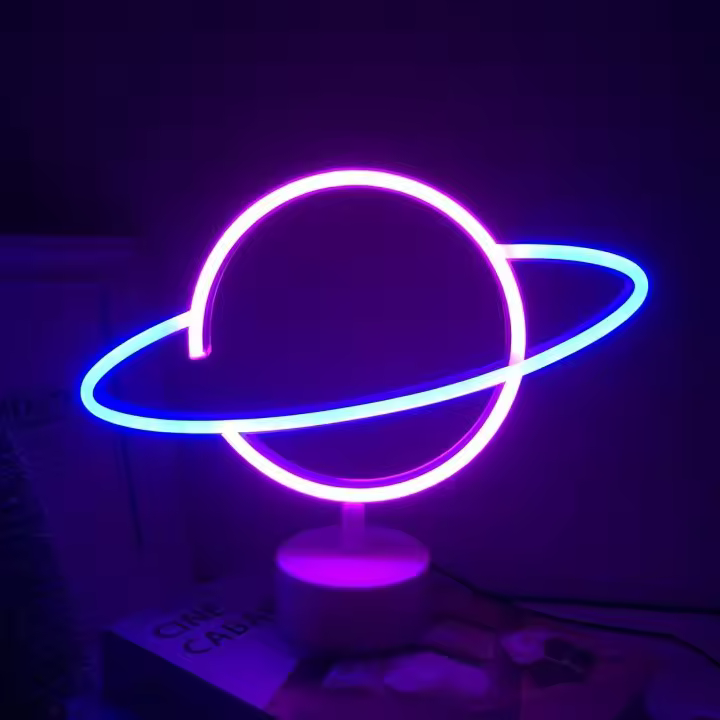Luz De Neón USB Forma De Flamenco Iluminación De Pared Para Bodas Dormitorio Niños Habitación Bebé Luz LED Decorativa - 1