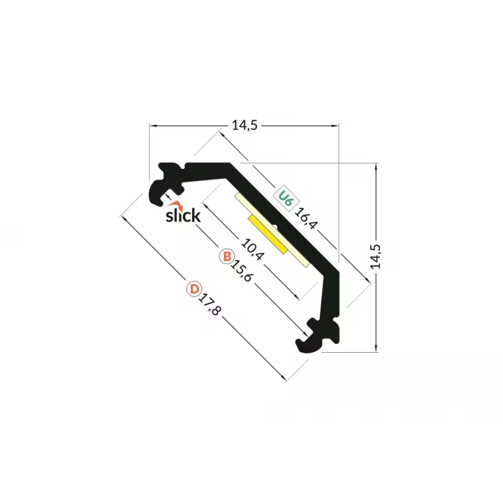 Ledkia Perfil de Aluminio Esquina 1m con Tapa Circular para Tiras LED hasta 10 mm Tapa Traslúcida - 1
