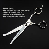 Tijeras De Peluquería Para Mascotas Profesionales Con Punta Redonda Y Seguridad 4/5/6.5 Pulgadas Acero Inoxidable Para Cortar Pelo De Perros - details 5