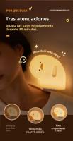 Lámpara De Noche LED Recargable En Forma De Pato De Silicona Para Niños Decoración De Habitación Luz De Noche Para Camastro Regalo De Cumpleaños - details 21