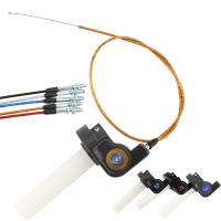 Manillar De Aluminio 22mm Con Cable De Acelerador Para Motocicleta De Pista Quick Twist Accesorios De Motocicleta - details 0