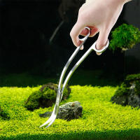 Herramientas De Acuario Accesorios De Acero Inoxidable Duro Pinzas Y Tijeras Para Plantas Y Limpieza De Tanque De Peces - details 6
