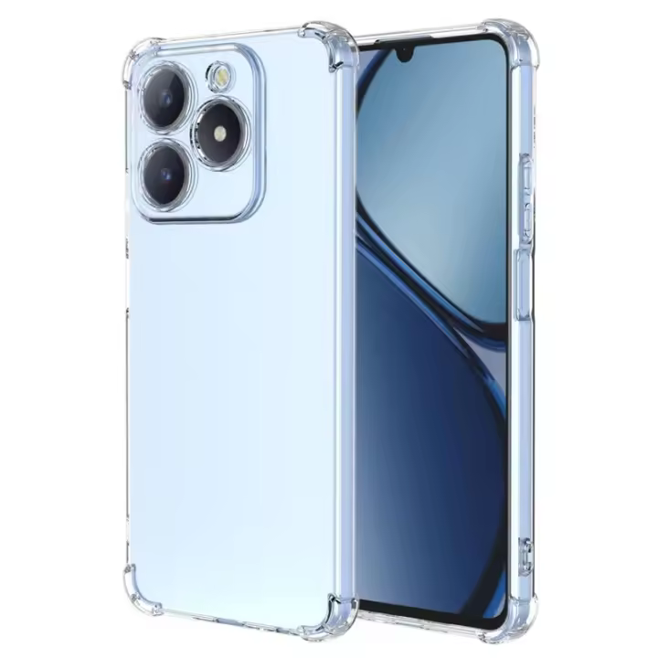 Funda Transparente De TPU Shockproof Para OPPO Realme Note 70T Cubierta Protectora Con Diseño De Cuatro Esquinas Capa Trasera - 1