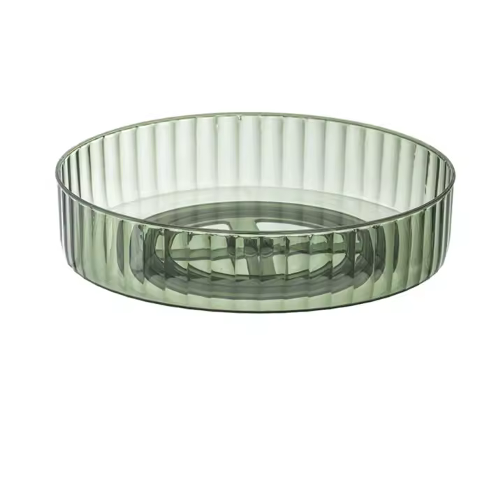 Organizador Plato Giratorio, Frigorífico Plato Giratorio 28cm Valla Elevada Verde - 1
