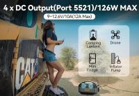 Flashfish P56 Estación de energía portátil, generador solar con batería de 288,6 Wh/78 000 mAh, salida de CA de 330 W, salida máxima de 600 W, 9 salidas, para el hogar, cortes de energía, viajes, campamentos y viajes largos por carretera - details 3