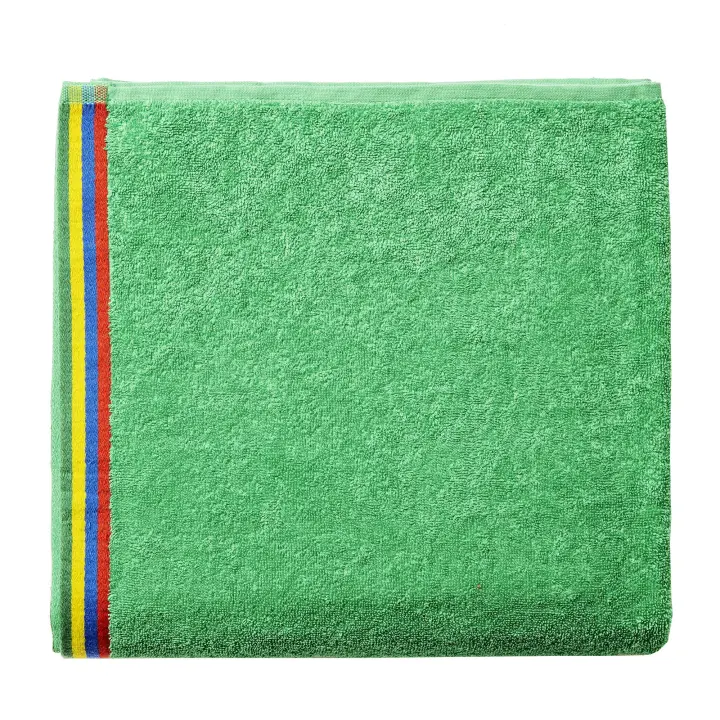 TOALLA DE PLAYA DE NIÑO 70X140CM 450GSM 100% ALGODÓN VERDE KIDS - 1