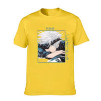 Camiseta Jujutsu Kaisen Anime Gojo Satoru Para Mujer Estilo Casual Verano Manga Corta Deporte Y Running Top De Algodón Y Poliéster - details 6