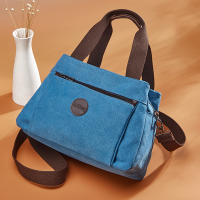Nueva Bandolera Multifuncional Para Mujer Bolsa De Hombro Mensajera De Lona Con Gran Capacidad Estilo Casual Para Todas Las Occasiones - details 6