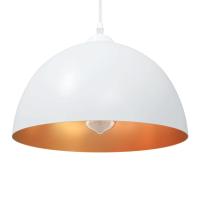 vidaXL Lámparas colgantes 2 uds regulable en altura E27 Ø 30 cm en color Negro/Blanco | diseño vintage industrial ideal para cocina salón comedor - details 1