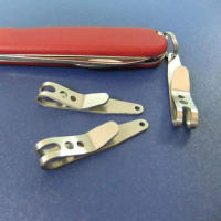 Clip De Mochila Portátil De Acero Inoxidable Y Metal Plateado Hebilla De Llave EDC Mini Herramientas De Exterior 1-10 Pcs - details 10
