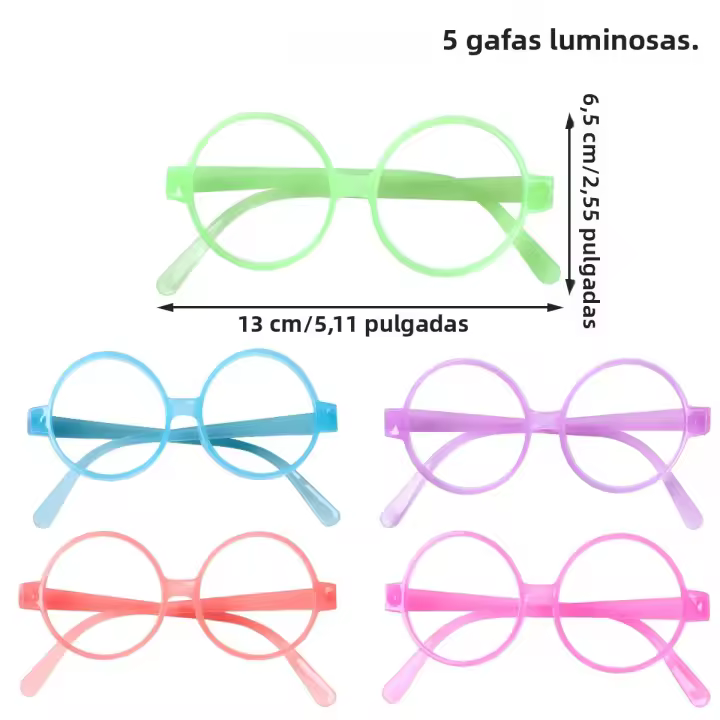 Gafas Luminosas Para Fiesta Moda Y Fluorescencia Perfectas Para Disco Y Fiesta De Bachelorette Suministros De Fiesta Brillo - 1